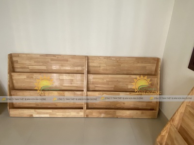 Kệ sách mầm non, kệ gỗ 3 tầng mầm non nhiều mẫu 6