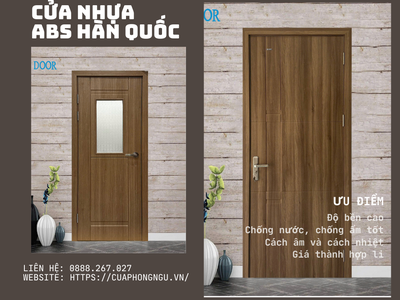 Giá Hoàn Thiện Của Bộ Cửa Nhựa Abs Hàn Quốc Tại Gò Vấp 0