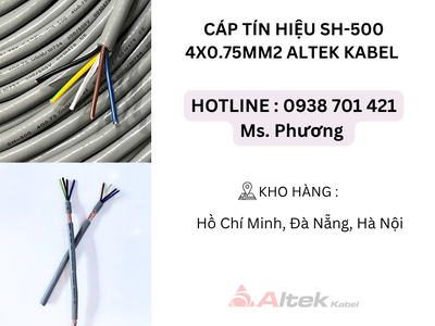 Cáp tín hiệu SH-500 4x0.75mm2 Altek Kabel Đà Nẵng, Hà Nội, Hồ Chí Minh 3
