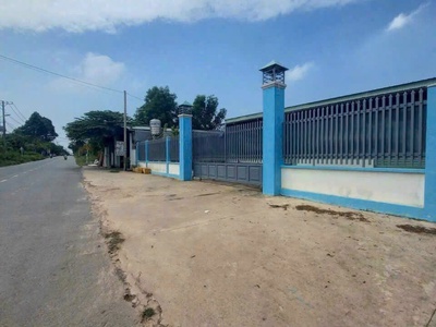 Nhà xưởng  1.311m   mt sông lu, hòa phú   full thổ, đã hoàn công 0