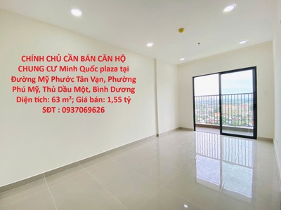 Chính chủ bán căn hộ chung cư minh quốc plaza tại đường mỹ phước tân vạn, phường phú mỹ 0