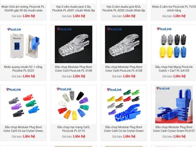 Phân phối ổ cắm mạng âm tường cho đại lý công trình thợ khắp cả nước giá rẻ. 4