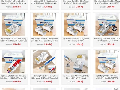 Phân phối ổ cắm mạng âm tường cho đại lý công trình thợ khắp cả nước giá rẻ. 8