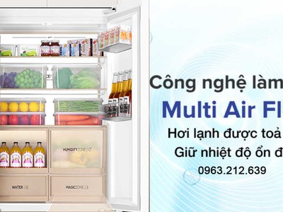 Tủ lạnh Aqua Inverter 515 lít MA585XA MC U1, MA590XA MC U1 5