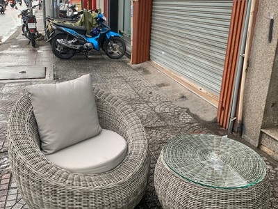 Bộ bàn ghế ban công mây nhựa 0