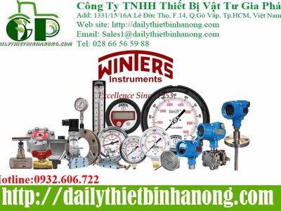 Đồng hồ đo áp suất Winters Instruments 0