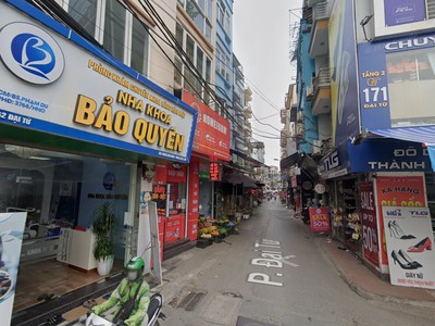  siêu phẩm hoàn hảo  mp, mt chợ đại từ kd đỉnh 53m2x5t, view hồ, chờ thang máy. 0