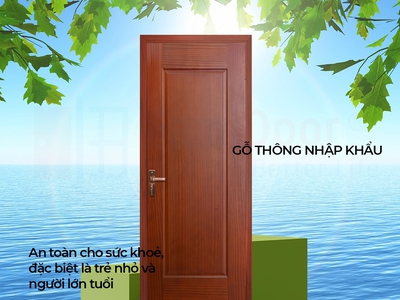 Cửa gỗ HDF veneer 1