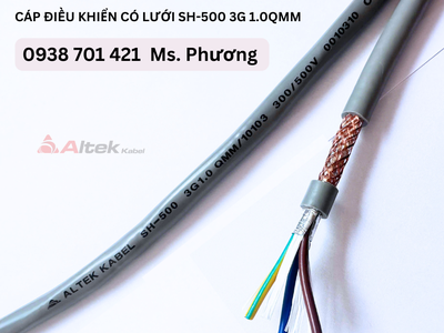 Cáp điều khiển có lưới SH-500 3G 1.0QMM Altek Kabel Đà Nẵng, Hà Nội, Hồ Chí Minh 2