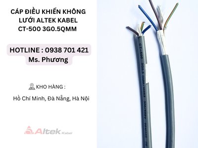 Cáp điều khiển không lưới Altek Kabel CT-500 3G0.5QMM Đà Nẵng, Hà Nội, Hồ Chí Minh 3