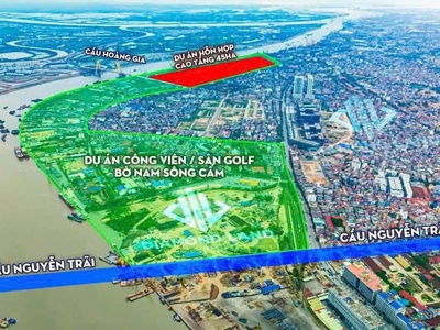 Bán lô đất 48m  đối diện công viên tuyến 3   tái định cư 226 lê lai, hải phòng 1
