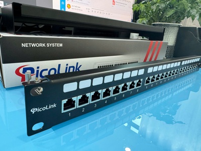 Thanh đấu nối cáp patch panel cat5 cat6 cat6A cat7 16 cổng 24 cổng 48 cổng Picolink hàng tốt giá tốt 11