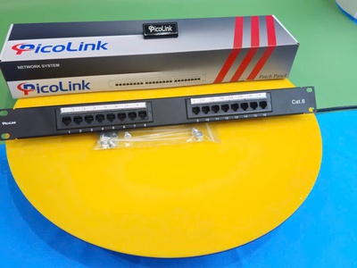Thanh đấu nối cáp patch panel cat5 cat6 cat6A cat7 16 cổng 24 cổng 48 cổng Picolink hàng tốt giá tốt 16