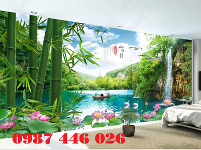 Gạch tranh phòng khách ốp tường 3d HP9822 7