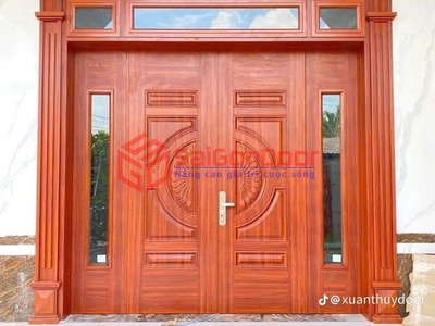 Cửa thép vân gỗ 2
