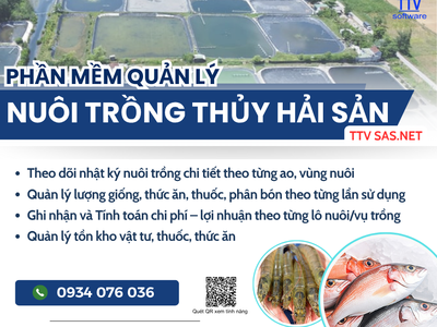 Phần mềm quản lý nuôi trồng thủy hải sản 0