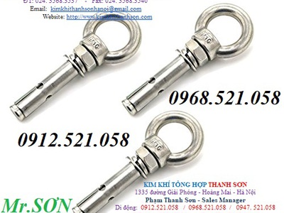 Nở mắt tròn bằng INOX 304 M6,8,10,12,14,16,18,20 Hà Nội 0968521058 Bu lông ốc vít Thanh Sơn cung ứng 3