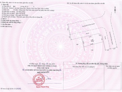 Đất thị trấn sông đốc full đất ở đô thị 0