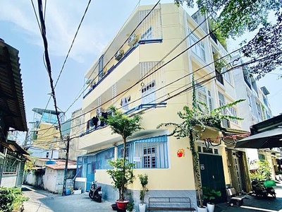 Nhà góc 2 mặt thoáng   hẻm 5m thông khắp ngã   7 phòng cho thuê 22tr/th   nguyễn thái sơn,  gò vấp 1