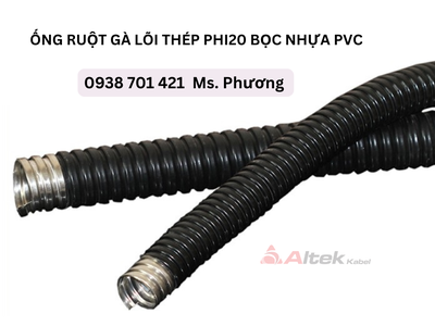 Ống ruột gà lõi thép Phi20 bọc nhựa PVC Đà Nẵng, Hà Nội, Hồ Chí Minh 2
