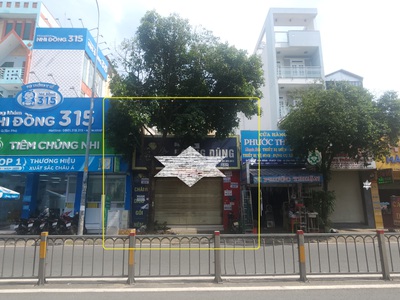 Cho thuê nhà mặt tiền hòa bình 120m  - ngang 6m - cạnh chung cư-gần chợ 0