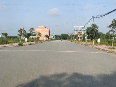 Bán đất thổ cư 135m2, đường 12m, gần Chợ Đức Hoà, giá chỉ 950 triệu 4