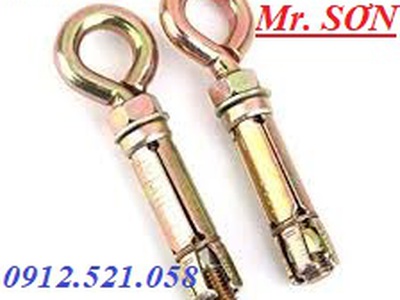 Nở sắt đầu tròn M10,M6,M8 mạ kẽm màu Vàng 0947521058 Kim khí Thanh Sơn HÀ NÔI có nở móc câu Mạ kẽm 1