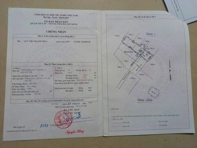 Nhà vị trí đẹp   giá tốt    chính chủ bán nhà tại phường 17 , gò vấp , hcm 1