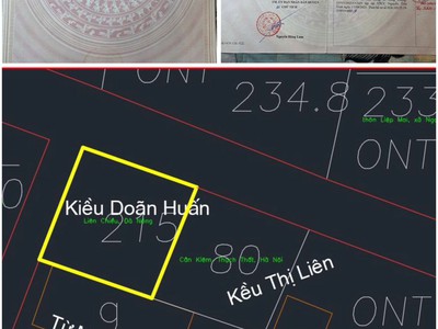 Cần bán gấp lô đất vuông - vị trí đẹp tại xã ngọc liệp, huyện quốc oai 1