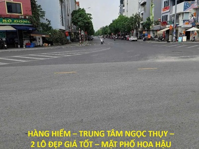 Hàng hiếm   trung tâm ngọc thụy   2 lô đẹp giá tốt   mặt phố hoa hậu tại long biên, hà nội 0