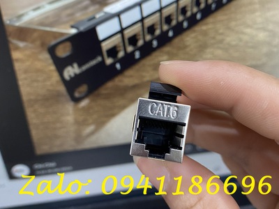 Thanh đấu nối mạng Patch panel 24 cổng Cat6A FTP mã ACT-24S1U, ACT-S6A-001 chính hãng ANCOMTECK 4