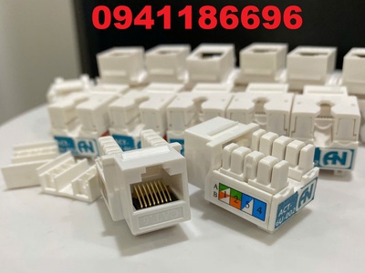 Modul ổ cắm mạng CAT6 UTP hiệu Ancomteck, mã ACT-JK28-C6-US, Ổ cắm mạng Cat5E UTP mã ACT-JK28-C5-US 3