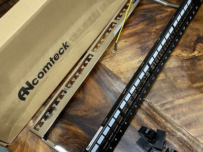 Thanh đấu nối mạng Patch panel 24 cổng Cat6A FTP mã ACT-24S1U, ACT-S6A-001 chính hãng ANCOMTECK 9