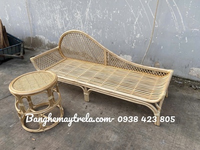 Ghế mây dài cho phòng chờ spa 3
