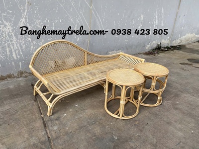 Ghế mây dài cho phòng chờ spa 4