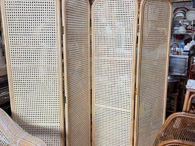 Bình phong mây tự nhiên mắt cáo giá rẻ 1