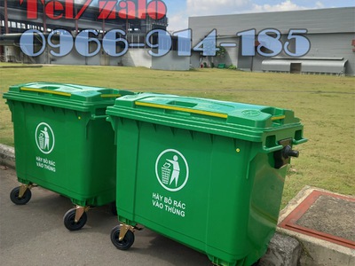 Giá thùng rác 660L nhựa HDPE bao nhiêu hiện nay 0
