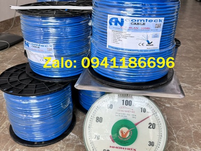 Dây cáp mạng Cat6 UTP lõi đồng nguyên chất chuẩn 23AWG chính hãng Ancomteck ACT-6LAN-305BL 3