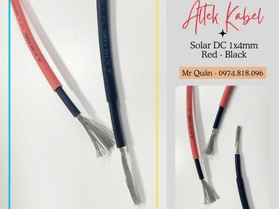 Dây cáp solar DC 1x4mm  1500V   Altek Kabel 2
