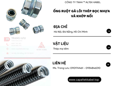 Tổng kho phân phối ống ruột gà lõi thép tại Đà Nẵng, Hà Nội, HCM 1
