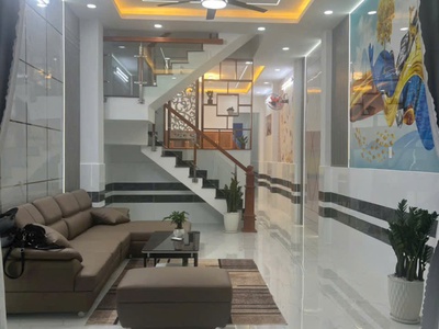 Nhà mới kiến trúc tân cổ điển diện tích khủng 4mx22m đường ô tô quận 12 3