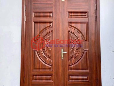 Cửa Thép Vân Gỗ   Đẹp Như Gỗ, Chắc Hơn Gỗ 1
