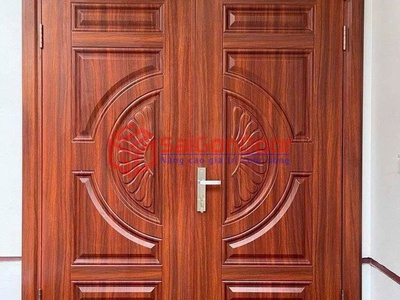 Cửa Thép Vân Gỗ   Đẹp Như Gỗ, Chắc Hơn Gỗ 2