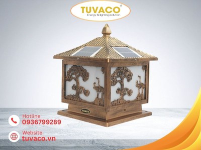 Đèn Trụ Cổng Vuông Hay Tròn   Mẫu Nào Hợp Phong Thủy Hơn 2