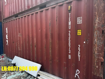 Container khô 20 feet thanh lý 0
