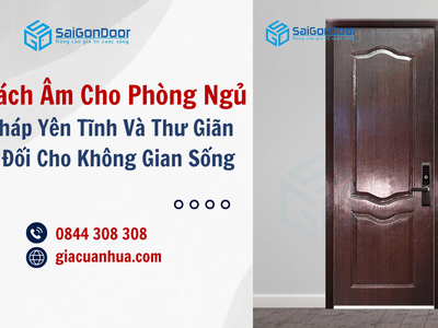 Cửa Cách Âm Cho Phòng Ngủ   Giải Pháp Yên Tĩnh Và Thư Giãn Tuyệt Đối Cho Không Gian Sống 4