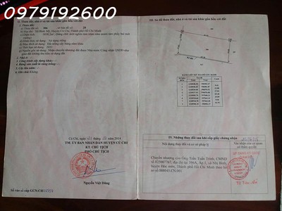 Chính chủ cần bán lô đất đường 167 - xã bình mỹ, huyện củ chi. dt 1.858m2, giá đầu tư 4