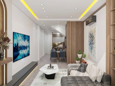Nhà lạc long quân, 40m, 4 tầng, phân lô, ô tô tránh 4