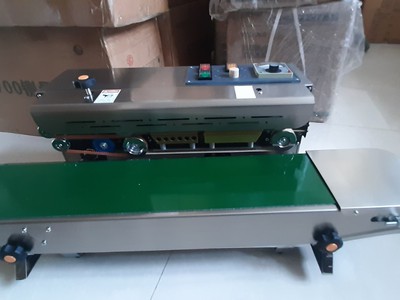 Máy hàn miệng túi liên tục FR900, máy ép bao bì liên tục, máy hàn miệng túi 0