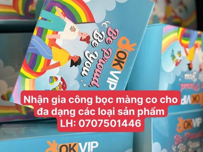 Nhận đóng gói màng co cho sản phẩm giá chỉ từ 1k 0